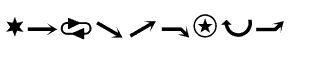 Symbol fonts E-X: General Symbols 3