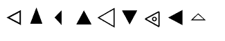 Symbol fonts E-X: General Symbols 4