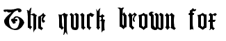 Gothic misc fonts: Germanblackletters