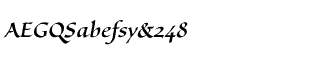 Serif fonts G-L: Gianpoggio Bold Italic