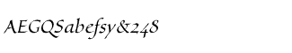 Serif fonts G-L: Gianpoggio Italic
