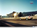 Audi wallpapers: golden Audi A4 Cabrio side view wallpaper