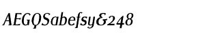 Sands Serif fonts D-J: Golota Italic