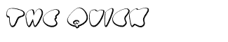 Outlined misc fonts: Got No Heart