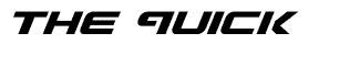 Futuristic fonts A-P: Gunship Italic