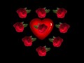 Free Wallpapers: Heart and roses wallpaper