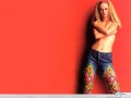 Heather Graham naked in red wallpaper