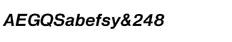 Sands Serif fonts D-J: Heldustry Demi Italic