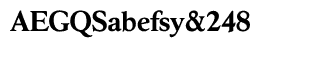 Serif fonts G-L: Hess Old Style Bold