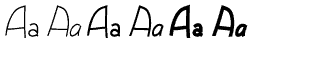 Handwriting fonts A-K: HighScript Volume