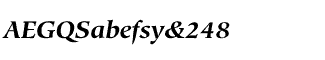 Serif fonts G-L: Hiroshige Bold Italic