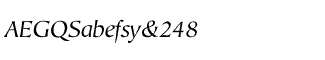 Serif fonts G-L: Hiroshige Sans Book Italic