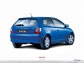Honda wallpapers: Honda Civic blue angle profile wallpaper