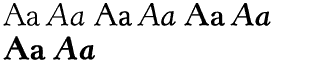 Serif fonts G-L: Horley Old Style Volume