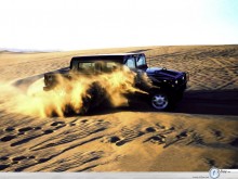 Hummer H2 SUT sand rally wallpaper