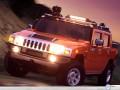 Hummer wallpapers: Hummer H2 SUT switched on lights wallpaper