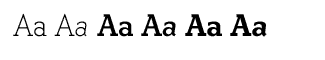 Serif fonts G-L: Hunter 02 Volume
