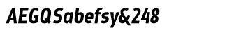 Sands Serif fonts D-J: Informatic Bold Condensed Italic