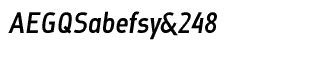 Sands Serif fonts D-J: Informatic Condensed Italic