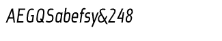 Sands Serif fonts D-J: Informatic Light Condensed Italic