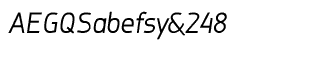 Sands Serif fonts D-J: Informatic Light Italic