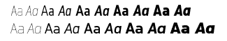 Sands Serif fonts D-J: Informatic Volume