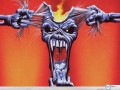 Iron Maiden agressive alien wallpaper