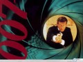 Movie wallpapers: James Bond in green wallpaper
