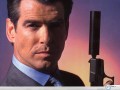 James Bond wallpapers: James Bond with gun wallpaper
