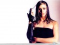 Jennifer Garner wallpapers: Jennifer Garner in black wet hair wallpaper