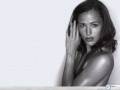 Jennifer Garner wallpapers: Jennifer Garner nude black white wallpaper
