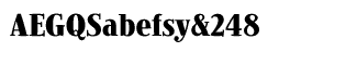 Serif fonts G-L: Jimbo Bold Condensed