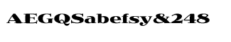 Serif fonts G-L: Jimbo Bold Expanded