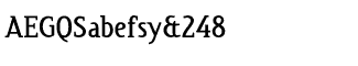 Serif fonts G-L: Jones Bold