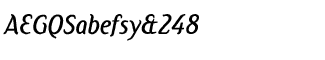 Serif fonts G-L: Jones Bold  Italic