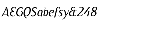 Serif fonts G-L: Jones Italic