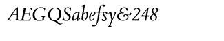JY fonts: JY AEtna LF Medium Italic