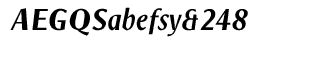 Serif fonts G-L: JY Decennie Express Heavy Italic