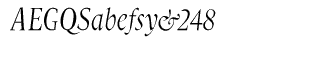 Serif fonts G-L: JY Decennie Titling Italic