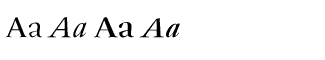 Serif fonts G-L: JY Rebeca 1 Volume