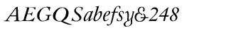 Serif fonts G-L: JY Rebeca LF Italic