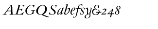 JY Rebeca fonts: JY Rebeca OSF Italic