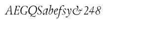 Serif fonts G-L: JY Tranquility LF Italic