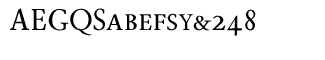 Serif fonts G-L: JY Tranquility Medium SCOSF