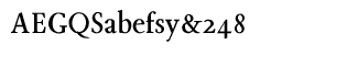 Serif fonts G-L: JY Tranquility OSF Bold