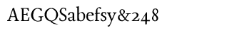 Serif fonts G-L: JY Tranquility OSF Medium