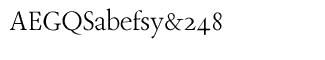 Serif fonts G-L: JY Tranquility OSF Roman