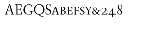 Serif fonts G-L: JY Tranquility Roman SCOSF