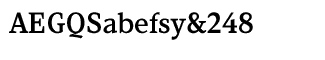 Serif fonts G-L: Kandal Medium