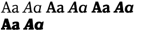 Serif fonts G-L: Kandal Volume